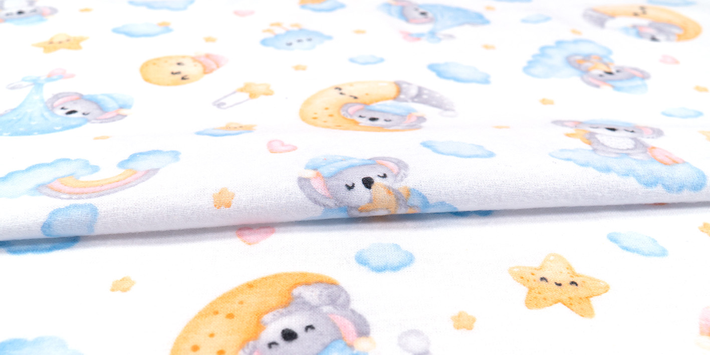 Pielucha flanelowa chmurki